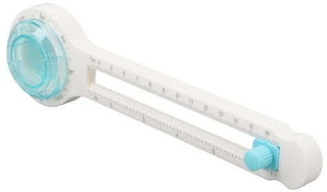 Taglierina Circolare, Taglierina Circolare a Scala Trasparente, Rotazione Manuale di 360 Gradi, Professionale per la Creazione di Biglietti per Scrapbooking