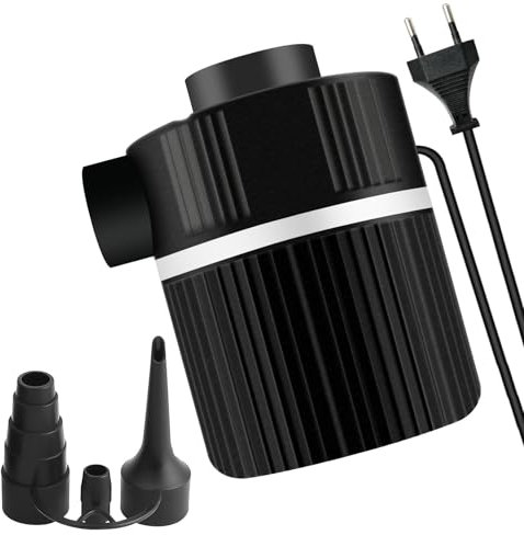 Pompa ad aria elettrica 2 in 1, 30W pompa a vuoto portatile per sacchetto di immagazzinaggio sottovuoto, Sgonfiaggio Per Campeggio all'aperto,Materassini ad Aria,Barche,Cuscini Gonfiabili