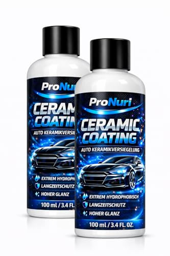 2x 500 ml Keramikversiegelung 9H Ceramic Coating Lackversiegelung Profi Liquid Auto