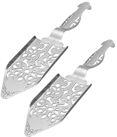 FONDOTIN 2piezas Cuchara De Inoxidable Cuchara Para Cócteles De Para Filtrar Bebidas De Para Bares y Reuniones