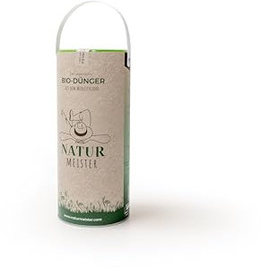 Naturmeister - der geruchsneutrale Bio-Dünger für alle Pflanzenarten, 100% natürliche Inhaltsstoffe, regional in NRW hergestellt (2kg Runddose)