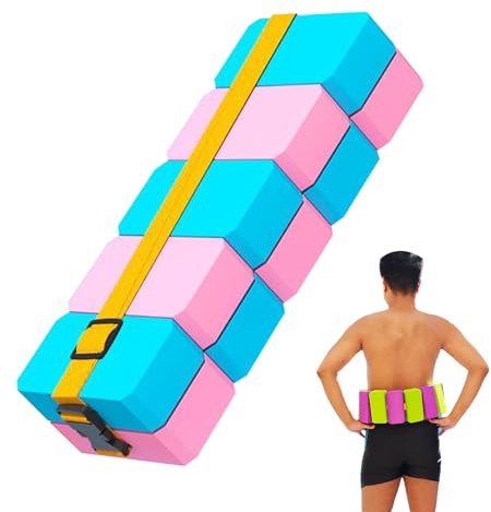 Cintura Galleggiante - Cintura Acquagym | Regolabile Leggera in Schiuma EVA Taglie Giovani e Adulti Sicurezza Fitness Acquatico Piscina Jogging