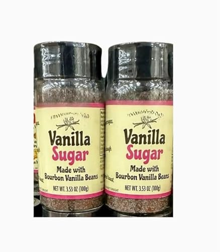 Bourbon Vanilla Bean Paste 4oz 113g (Two Bottles) (Vanilla Sugar with Bourbon Vanilla Beans)