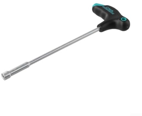 Steckschlüssel-Set, 4 mm bis 14 mm, T-förmiger Sechskantmutter-Schlüssel, Handwerkzeug, geschmiedeter Chrom-Vanadium-Stahl mit magnetischem Kopf, rutschfester ergonomischer Griff für Zuhause und (7 mm