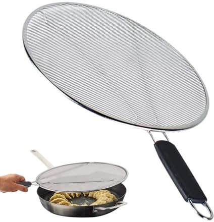 Splatter Screen for Frying Pan Fine Mesh Splatter Screen Guard
