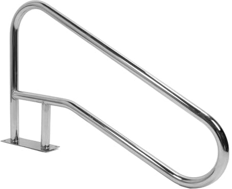 KIMISS Pasamanos de Piscina de Acero Inoxidable - Riel de Escalera de Piscina Inoxidable para un Acceso Seguro a Spas y - Diseño Antideslizante