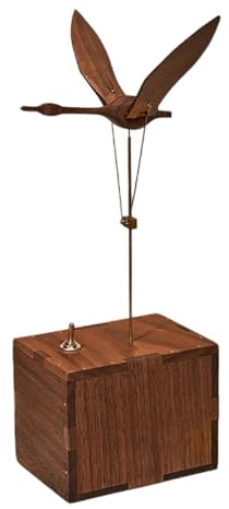 3D Holzmodell für Erwachsene, Mechanisch Schwan Spieluhr 3D Holz Modell, Dynamisches Bionischer Meeresorganismus Steampunk Wal Spieldose Holz Modellbausatz Tier Geschenk