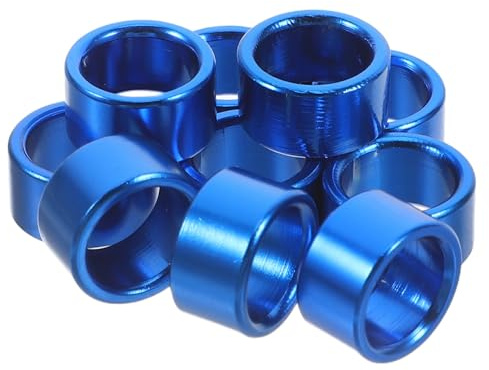 NESTINGHO Anillos de Aluminio y Suministro de Salud 10 en Color Azul para Identificación Rápida para Patas de Aves en Aves de Corral