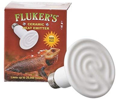 Fluker's Keramik Wärmestrahler für Reptilien, schwarz, 100 Watt