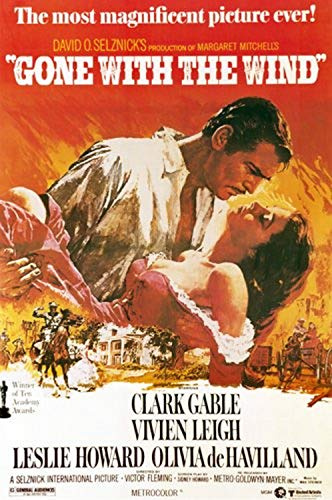 Gone with The Wind 11 x 17 Movie Poster