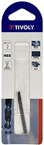 Tivoly 11436720200 Forets métaux TX Ø 2,0 mm blister de 2