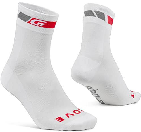 GripGrab Classic Sommer Fahrradsocken Regular Cut - 1er & 3er Set | Coolmax-Mesh, atmungsaktiv, feuchtigkeitsregulierend - Regular Cut Crew Länge ca. 13 cm lang - Rennrad, MTB, Indoor Cycling