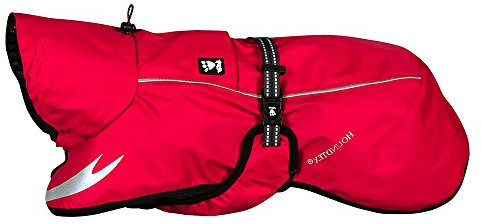 Hurtta Torrent Coat Hunde-Regenmantel, Kirschrot, 30,5 cm