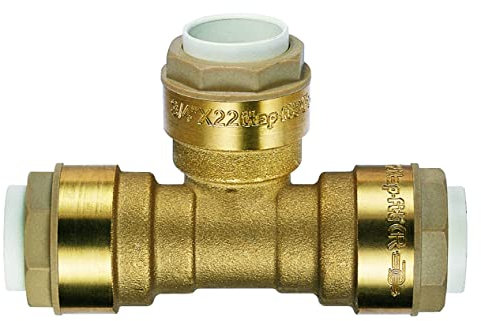 Raccord laiton en T à emboîtement Ø 14 mm Itap-Fit Itap