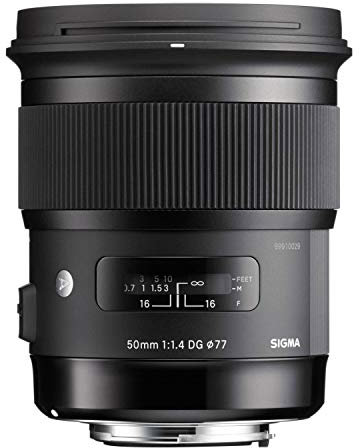Sigma 311306 50mm F1.4 DG HSM Art Lens for Nikon