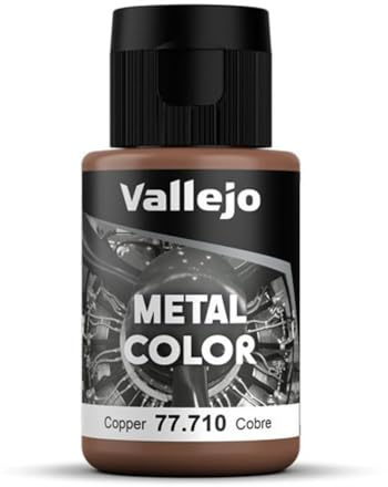 Vallejo Metal Color Pintura Acrílica Cobre Acabado Realista, 32 ml. para Aerógrafo para Modelismo