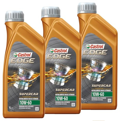 CASTROL 3x 1 L EDGE Supercar FLUID TITANIUM 10W-60