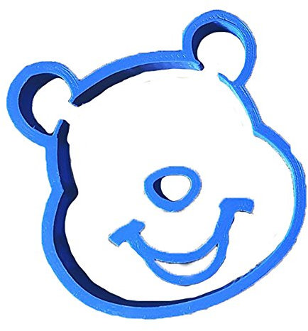 Cuticuter Winnie The Pooh Taglierina Fondente, Blu, 8x7x1.5 cm