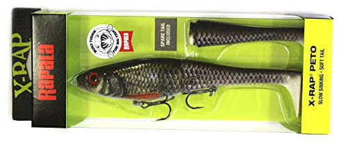 Rapala - X-Rap Peto Angelköder - Kunstköder mit weichem Fischschwanz - Süßwasser Spinnköder - Lauftiefe 0.5-1m - Hergestellt in Estland