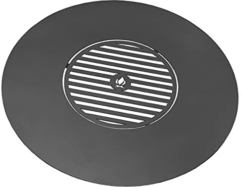 CookKing Grillplatte für Feuerschale mit Grillrost innen 82cm Ø Rost 40 Ø