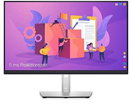 Dell P2422H 24 Zoll Full HD (1920x1080) Monitor, 60Hz, IPS, 5ms, 99% sRGB, DisplayPort, HDMI, VGA, 5x USB, 3 Jahre Garantie, Schwarz