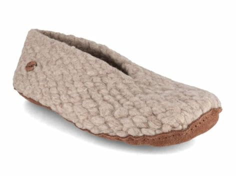 WoolFit handgewebte Hüttenschuhe 'Woolies' Barfuß-Hausschuhe aus 100% Bio Schurwolle