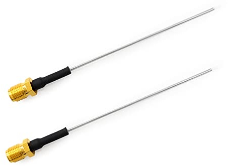 TOJOIN 2PCS Coaxial Cable, SMA Femmina a PCB Solder Cavo Coassiale 047 Cavo Semirigido 12.5 GHZ Semiacciaio 4 Inch(10cm)