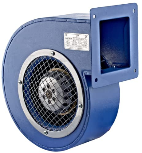 UZMAN Ventilateur radial industriel sous pression - Ventilateur radial - Ventilateur de chaudière - En aluminium ou tôle d'acier - 230 V - 450 m³/h jusqu'à 1150 m³/h (RV 120E (450 m³/h)