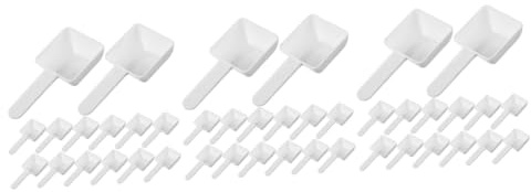 MAGICLULU 60 Pezzi Cucchiaini Per Detersivo In Polvere Cucchiaino Riutilizzabile Misurini Per Chicchi Di Pratico Misurino Per Bucato Misurini Per Bucato