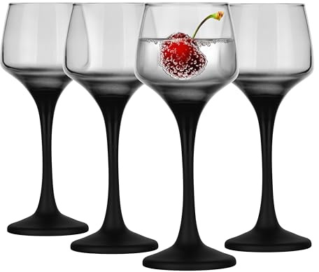 Glasmark Krosno Schnapsgläser 4er Set 75 ML Gläser Set Für Schnaps Vodka Glas Shots Likör Schnapsglas Shotgläser Likörgläser Geschenkset Wodka Midnight 4 x 75 ML, Farblos