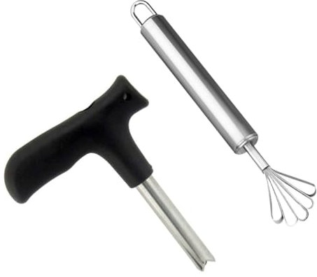 Cabilock Premium Edelstahl Kokosnuss Öffnungswerkzeug Robustes Rostfreies Verschleißfestes Küchenöffnungsset Für Harte Schalen Praktisches Platzsparendes Fruchtöffner Utensil Für Zuhause