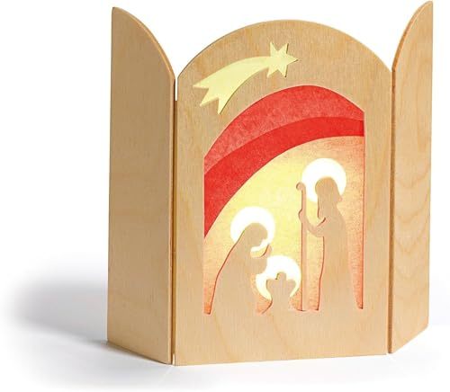 Ostheimer - 5520028 - Transparent Christi Geburt, Holz, 20,5cm x 16,5cm