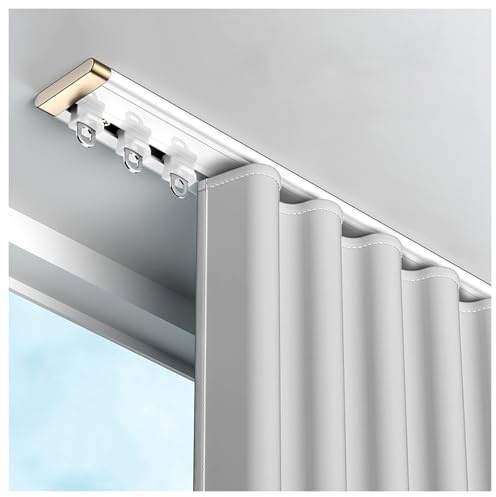 Binario per tenda da soffitto per camper, ufficio, casa, divisorio, ultra sottile, in alluminio