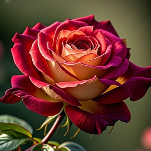 Eleganz Rosen-Rhizom, Überraschend wachsend, Winterhart Mehrjährig, Geeignet für Frühling und Herbst, Kein Gießen Erforderlich, Leicht Zu ZüChten-1 Rhizom-C