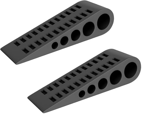 2 Stück Gummi Türstopper Keil für Boden