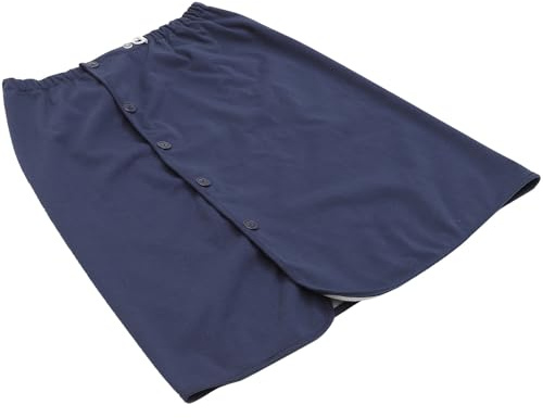 DIYEAH Jupe-couche Imperméable Anti-fuites pour Adultes, L Taille, 100% Coton Lavable, Protection Absorbante pour Incontinence, Adaptée aux Patients Alités et Période Menstruelle, Alèse