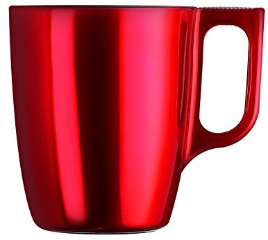 Luminarc 9211121 6 Tassen, Flashy Colors zum Entsaften, 25 cl, Glas, Rot