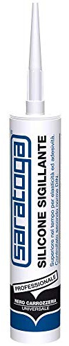 Silicone acetico nero Ral 9005 280 g