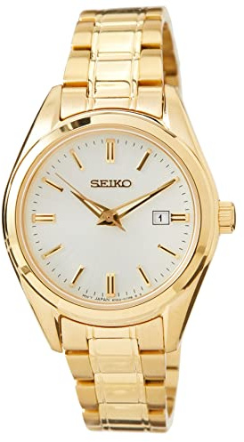Seiko Damen-Uhr Quarz Edelstahl mit Edelstahlband SUR632P1