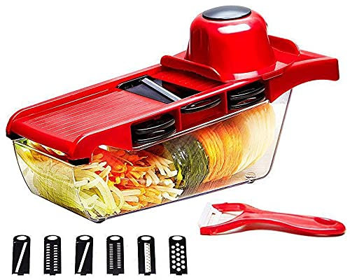 Multi-Function Vegetable Slicer Grater Peeler Carrot Potato Cutter Kitchen Tool 6 in 1