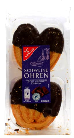 Gut & Günstig Schweineohren, 5er Pack (5 x 200g)