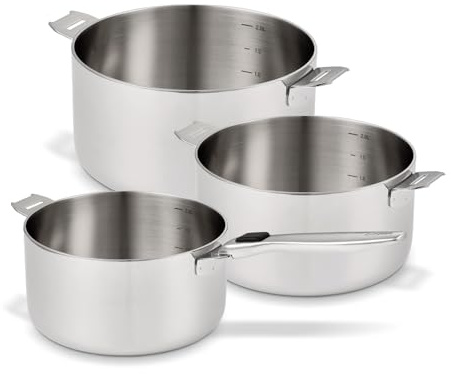 Série De 3 Casseroles Inox 16/18/20cm - 101210