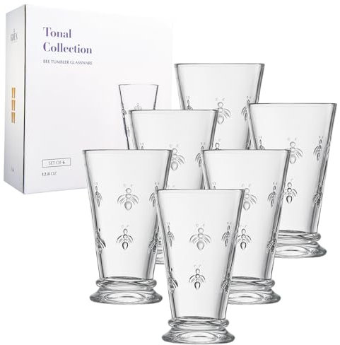 Khen Bienengläser - klar - 6er-Set