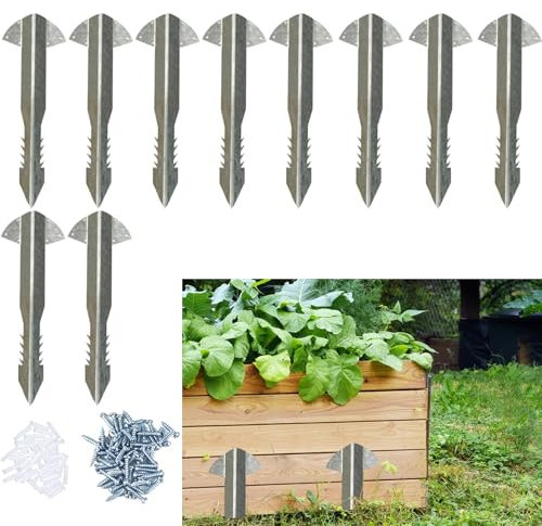 10pcs Sleeper Stakes, Heavy Duty Sleeper Brackets