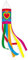 Wxinsheng Manche à air Arc-en-Ciel,Drapeau Coloré 100 cm,Décoration Extérieure Suspendue,Paquets Manche à Air Drapeau,pour Jardin,Terrasse ou Fête Taller