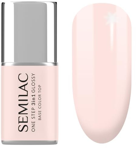 Semilac UV-Nagellack 3in1 One Step Glossy S254 Rose Beige 7 ml
