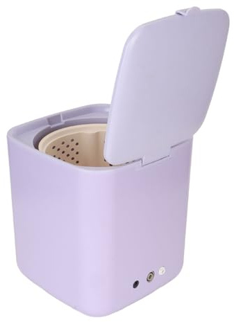 Plyisty Lavadora, ABS 7L Pantalla Táctil Automática LCD 100-240 V Lavadora con Secadora Rotativa Al Dormitorio (Enchufe de la UE)