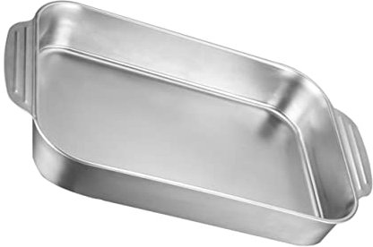 EXHUMKY Assiette à Deux Oreilles pour Poisson Vapeur Plat De Pâtes Rectangulaire Assiette à Dessert Barbecue