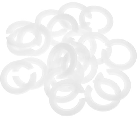 Operitacx 20Pcs Lamp Shade Adapter Rings Lightweight Compact Lampshade Reducer Converter for Easy Installation Replacement Lamp Holder Rings for Bulb to Shade Conversion