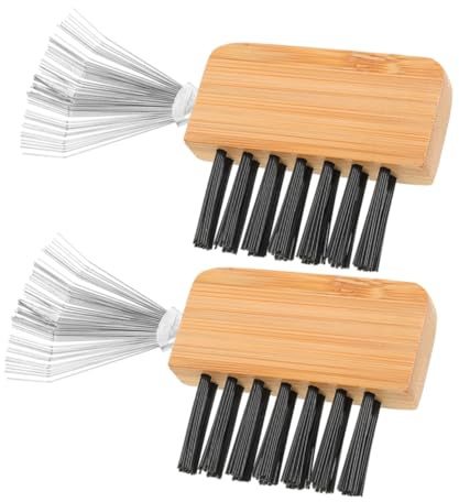 DOITOOL 2piezas Peine De Limpieza Para Cepillos De Pelo Herramienta De Depilación De Peines y Cepillos Rastrillos Portátiles Hogar Kit De Ikebana Escoba De Mesa Limpiador De Para Flores
